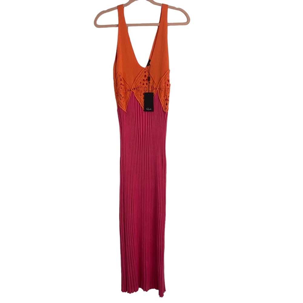 NWT Rails Taryn Colorblock Dress MIDI - Picture 2 of 5